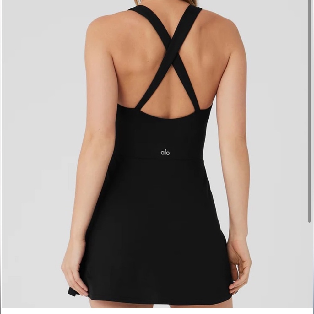 ALO Yoga Black Showcase Dress